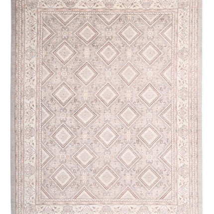 Serenity 13' 4" X 17' 6" Hand Knotted Wool Rug 13' 4" X 17' 6" (406 X 533) / Grey / Wool