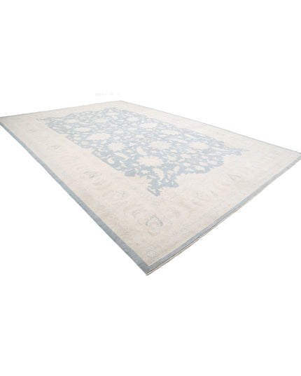 Serenity 13' 2" X 19' 8" Hand Knotted Wool Rug 13' 2" X 19' 8" (401 X 600) / Grey / Wool