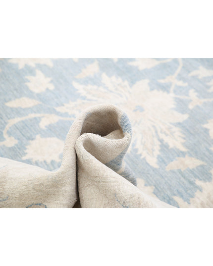 Serenity 13' 2" X 19' 8" Hand Knotted Wool Rug 13' 2" X 19' 8" (401 X 600) / Grey / Wool