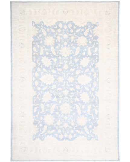 Serenity 13' 2" X 19' 8" Hand Knotted Wool Rug 13' 2" X 19' 8" (401 X 600) / Grey / Wool