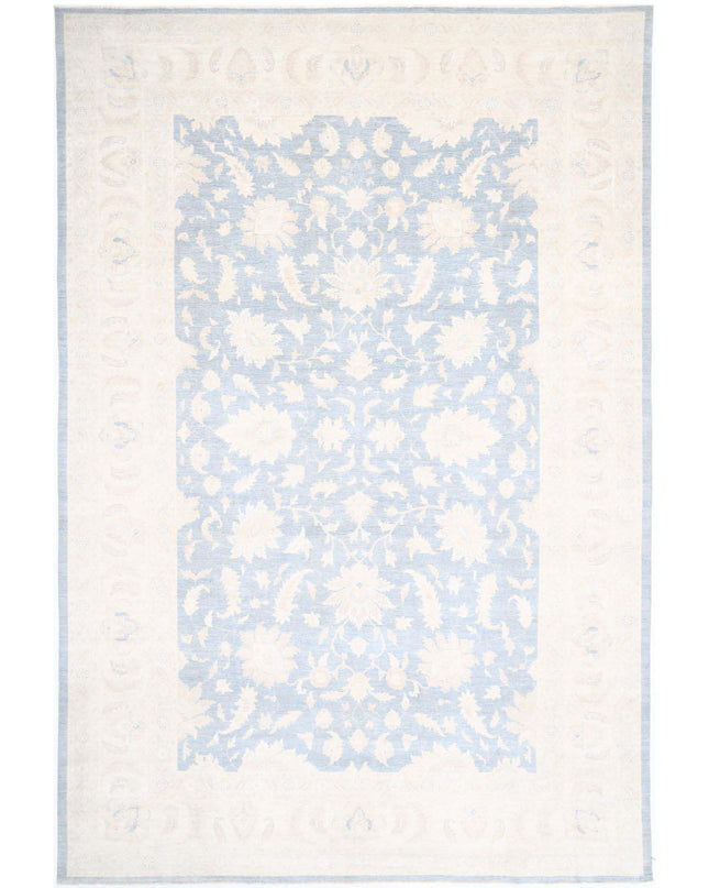 Serenity 13' 2" X 19' 8" Hand Knotted Wool Rug 13' 2" X 19' 8" (401 X 600) / Grey / Wool