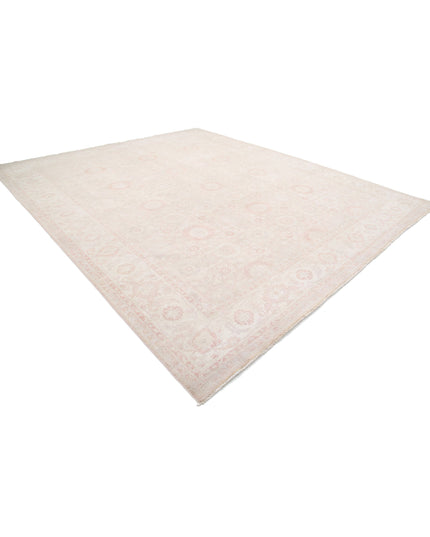 Serenity 11' 8" X 13' 8" Hand Knotted Wool Rug 11' 8" X 13' 8" (356 X 417) / Peach / Wool