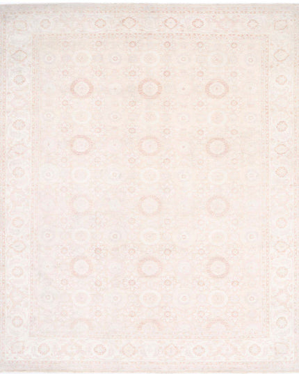 Serenity 11' 8" X 13' 8" Hand Knotted Wool Rug 11' 8" X 13' 8" (356 X 417) / Peach / Wool