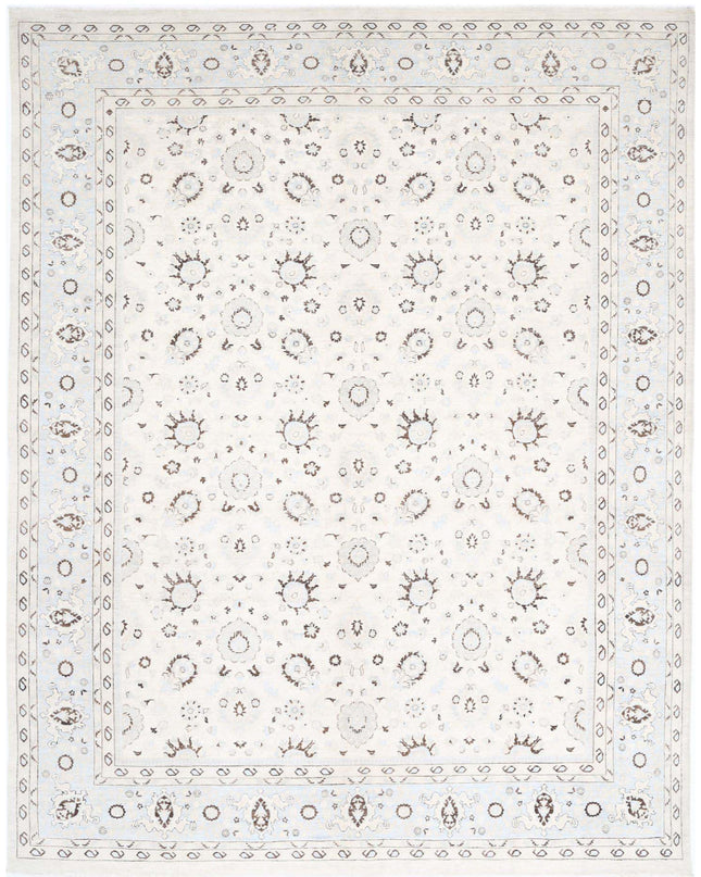 Serenity 11' 8" X 14' 7" Hand Knotted Wool Rug 11' 8" X 14' 7" (356 X 444) / Ivory / Wool