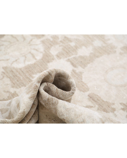 Serenity 12' 10" X 17' 11" Hand Knotted Wool Rug 12' 10" X 17' 11" (391 X 546) / Brown / Wool