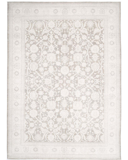 Serenity 12' 10" X 17' 11" Hand Knotted Wool Rug 12' 10" X 17' 11" (391 X 546) / Brown / Wool