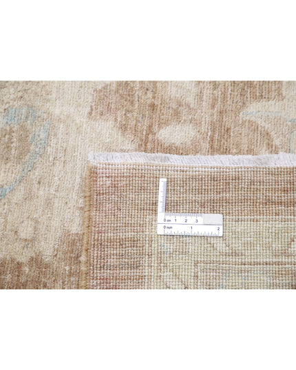 Serenity 13' 9" X 18' 10" Hand Knotted Wool Rug 13' 9" X 18' 10" (419 X 574) / Brown / Wool