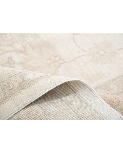 Serenity 12' 4" X 18' 1" Hand Knotted Wool Rug 12' 4" X 18' 1" (376 X 551) / Ivory / Wool