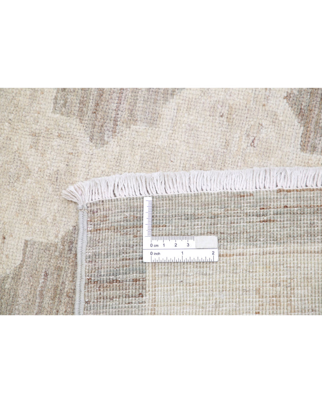 Serenity 12' 0" X 14' 5" Hand Knotted Wool Rug 12' 0" X 14' 5" (366 X 440) / Brown / Wool