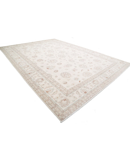 Serenity 11' 9" X 16' 10" Hand Knotted Wool Rug 11' 9" X 16' 10" (358 X 513) / Ivory / Wool