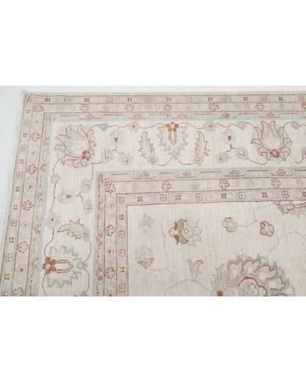 Serenity 11' 9" X 16' 10" Hand Knotted Wool Rug 11' 9" X 16' 10" (358 X 513) / Ivory / Wool