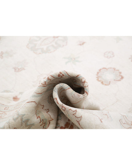 Serenity 11' 9" X 16' 10" Hand Knotted Wool Rug 11' 9" X 16' 10" (358 X 513) / Ivory / Wool