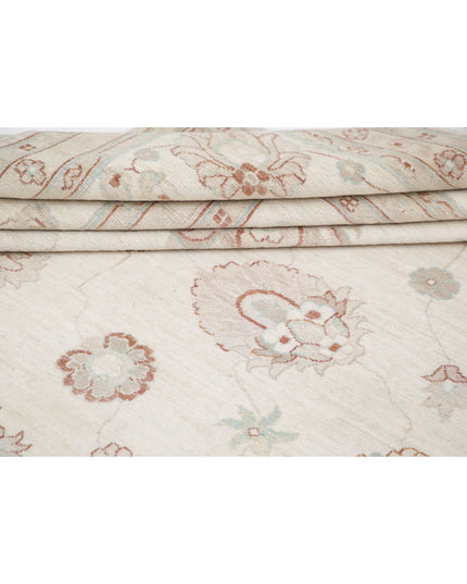 Serenity 11' 9" X 16' 10" Hand Knotted Wool Rug 11' 9" X 16' 10" (358 X 513) / Ivory / Wool