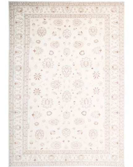 Serenity 11' 9" X 16' 10" Hand Knotted Wool Rug 11' 9" X 16' 10" (358 X 513) / Ivory / Wool