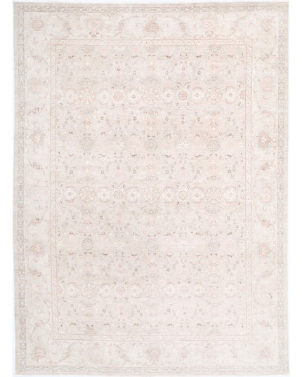 Serenity 8' 10" X 12' 1" Hand Knotted Wool Rug 8' 10" X 12' 1" (269 X 368) / Ivory / Wool
