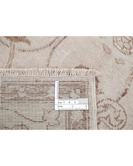 Serenity 4' 3" X 5' 11" Hand Knotted Wool Rug 4' 3" X 5' 11" (130 X 180) / Ivory / Wool
