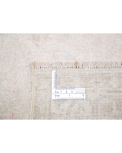 Serenity 2' 11" X 9' 2" Hand Knotted Wool Rug 2' 11" X 9' 2" (89 X 280) / Pink / Wool