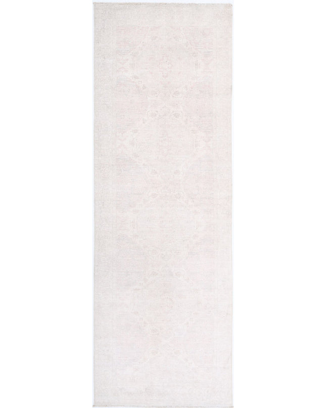 Serenity 2' 11" X 9' 2" Hand Knotted Wool Rug 2' 11" X 9' 2" (89 X 280) / Pink / Wool