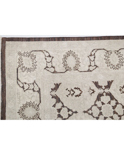 Serenity 8' 11" X 11' 8" Hand Knotted Wool Rug 8' 11" X 11' 8" (272 X 356) / Brown / Wool
