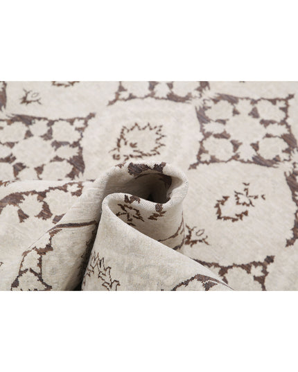 Serenity 8' 11" X 11' 8" Hand Knotted Wool Rug 8' 11" X 11' 8" (272 X 356) / Brown / Wool