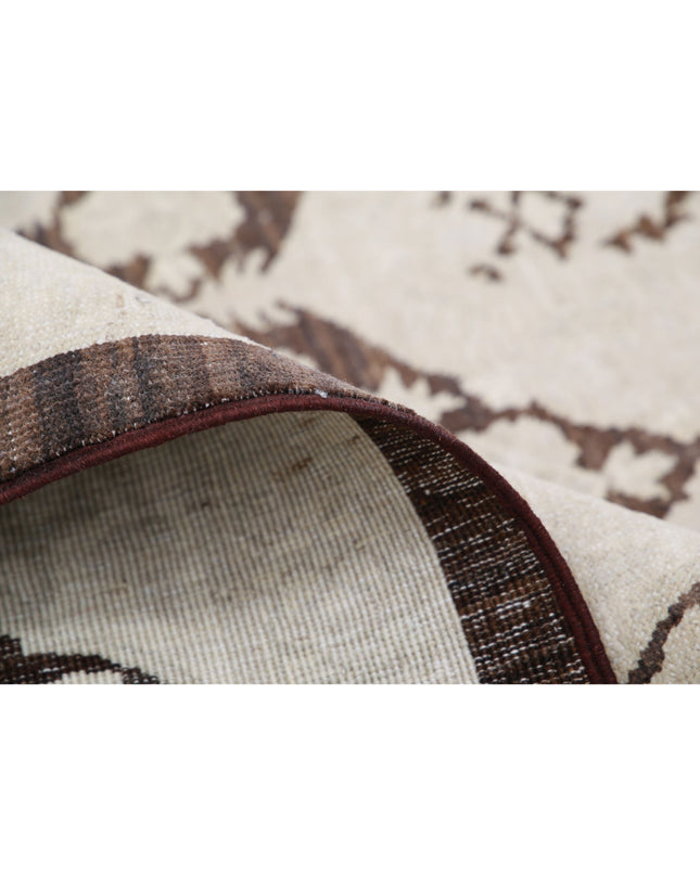 Serenity 8' 11" X 11' 8" Hand Knotted Wool Rug 8' 11" X 11' 8" (272 X 356) / Brown / Wool