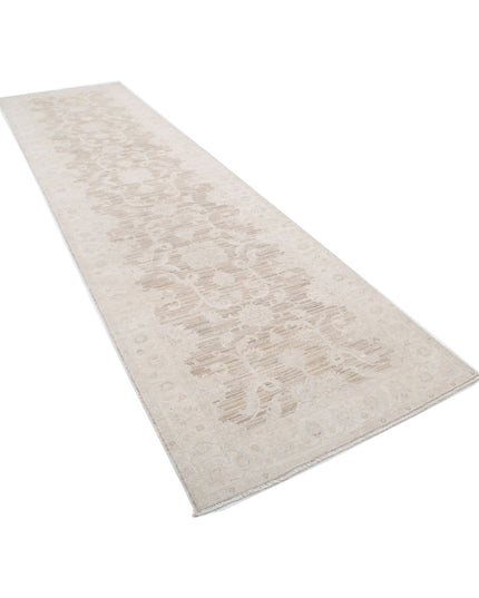 Serenity 4' 0" X 15' 1" Hand Knotted Wool Rug 4' 0" X 15' 1" (122 X 460) / Brown / Wool