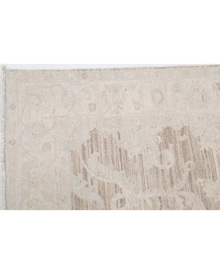 Serenity 4' 0" X 15' 1" Hand Knotted Wool Rug 4' 0" X 15' 1" (122 X 460) / Brown / Wool