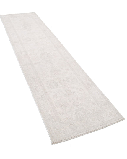 Serenity 2' 6" X 9' 5" Hand Knotted Wool Rug 2' 6" X 9' 5" (76 X 287) / Ivory / Wool