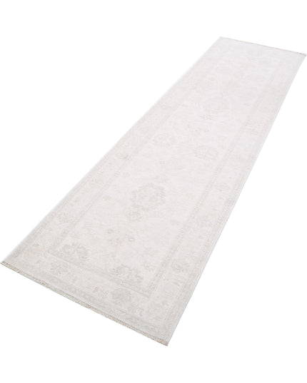 Serenity 2' 6" X 9' 5" Hand Knotted Wool Rug 2' 6" X 9' 5" (76 X 287) / Ivory / Wool