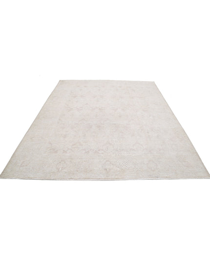Serenity 7' 9" X 9' 6" Hand Knotted Wool Rug 7' 9" X 9' 6" (236 X 290) / Ivory / Wool