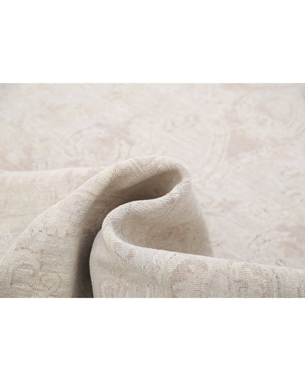 Serenity 7' 9" X 9' 6" Hand Knotted Wool Rug 7' 9" X 9' 6" (236 X 290) / Ivory / Wool
