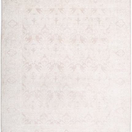 Serenity 7' 9" X 9' 6" Hand Knotted Wool Rug 7' 9" X 9' 6" (236 X 290) / Ivory / Wool