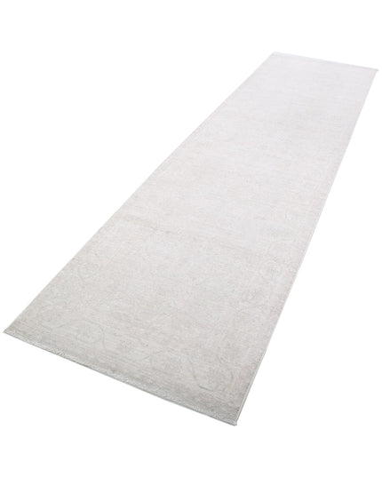 Serenity 2' 11" X 10' 4" Hand Knotted Wool Rug 2' 11" X 10' 4" (89 X 315) / Grey / Wool