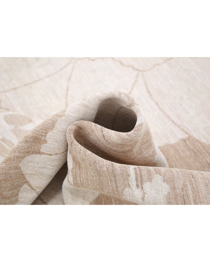 Serenity 9' 0" X 11' 11" Hand Knotted Wool Rug 9' 0" X 11' 11" (274 X 363) / Brown / Wool