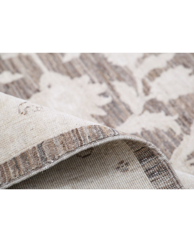 Serenity 8' 9" X 11' 0" Hand Knotted Wool Rug 8' 9" X 11' 0" (267 X 335) / Brown / Wool