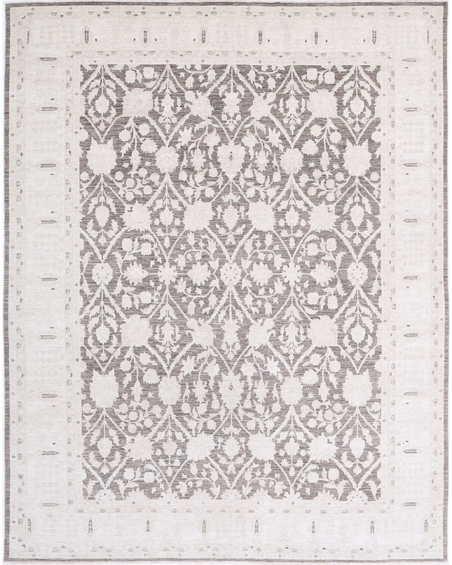 Serenity 8' 9" X 11' 0" Hand Knotted Wool Rug 8' 9" X 11' 0" (267 X 335) / Brown / Wool