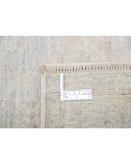 Serenity 3' 11" X 14' 2" Hand Knotted Wool Rug 3' 11" X 14' 2" (119 X 432) / Grey / Wool