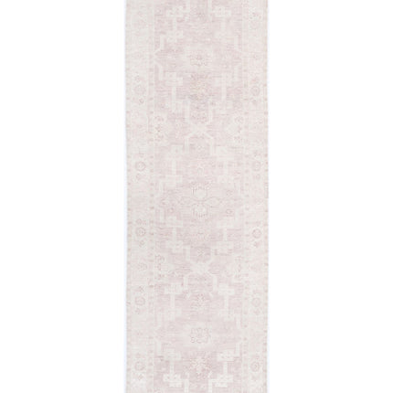 Serenity 2' 6" X 8' 11" Hand Knotted Wool Rug 2' 6" X 8' 11" (76 X 272) / Pink / Wool