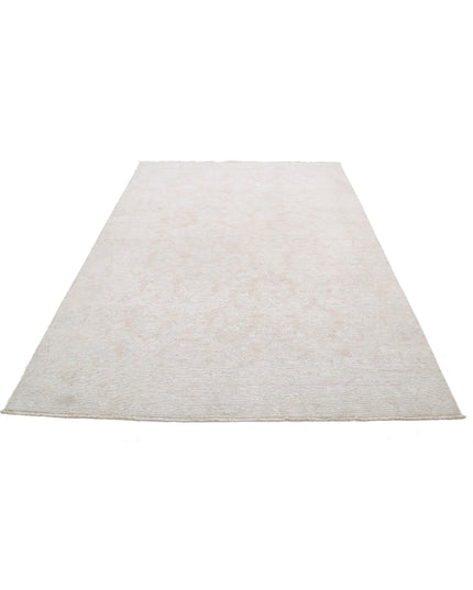 Serenity 5' 10" X 8' 10" Hand Knotted Wool Rug 5' 10" X 8' 10" (178 X 269) / Grey / Wool