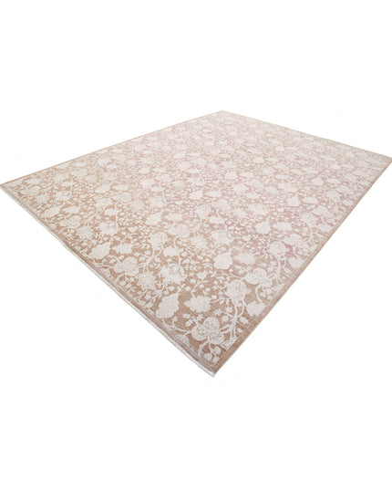Serenity 8' 10" X 11' 5" Hand Knotted Wool Rug 8' 10" X 11' 5" (269 X 348) / Taupe / Wool