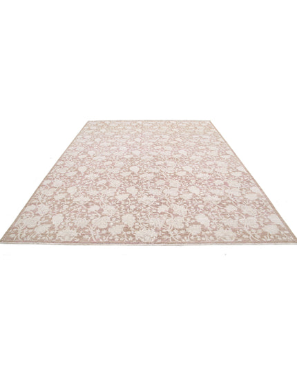 Serenity 8' 10" X 11' 5" Hand Knotted Wool Rug 8' 10" X 11' 5" (269 X 348) / Taupe / Wool