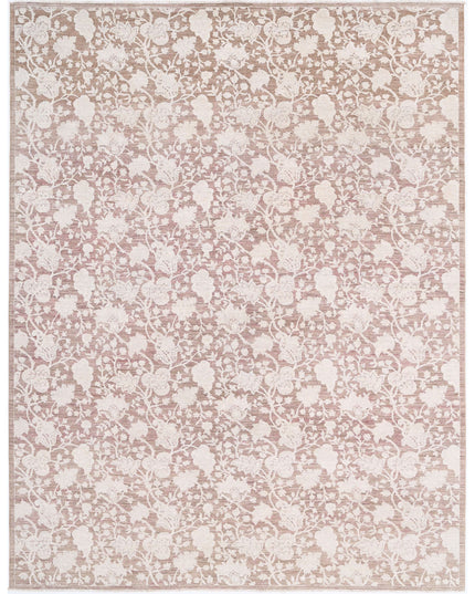 Serenity 8' 10" X 11' 5" Hand Knotted Wool Rug 8' 10" X 11' 5" (269 X 348) / Taupe / Wool