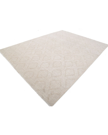 Serenity 8' 8" X 11' 8" Hand Knotted Wool Rug 8' 8" X 11' 8" (264 X 356) / Taupe / Wool