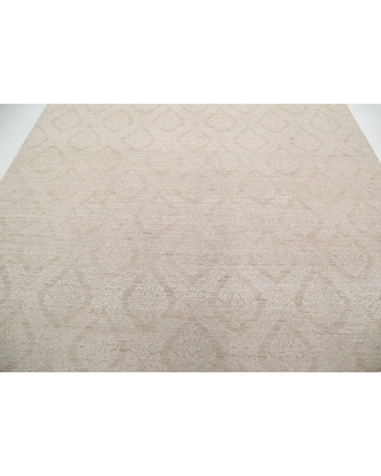 Serenity 8' 8" X 11' 8" Hand Knotted Wool Rug 8' 8" X 11' 8" (264 X 356) / Taupe / Wool