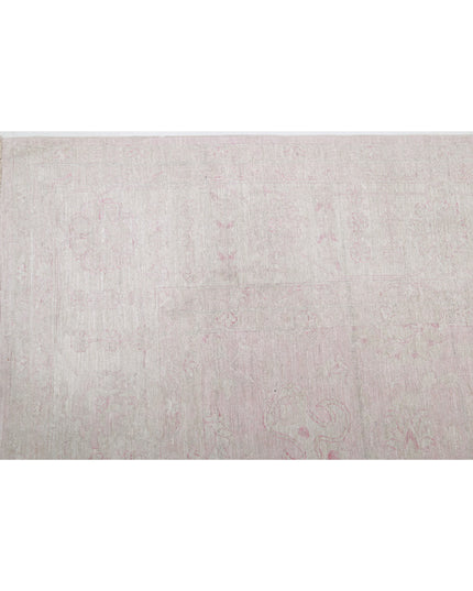 Serenity 9' 10" X 12' 7" Hand Knotted Wool Rug 9' 10" X 12' 7" (300 X 383) / Pink / Wool