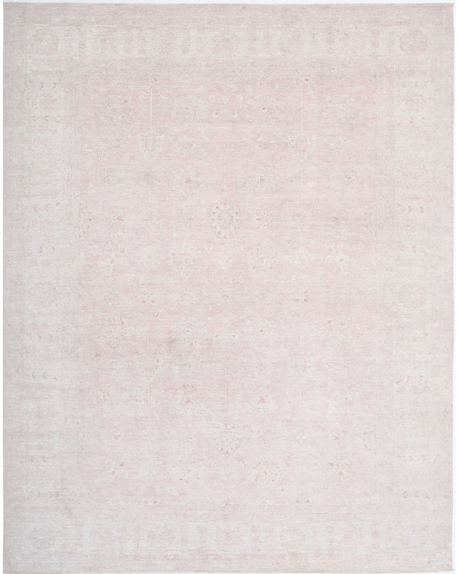 Serenity 9' 10" X 12' 7" Hand Knotted Wool Rug 9' 10" X 12' 7" (300 X 383) / Pink / Wool