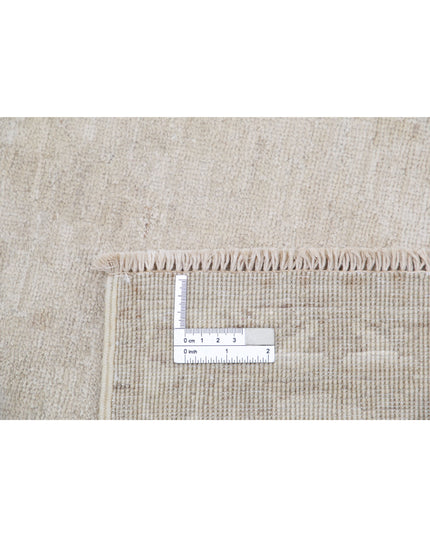 Serenity 5' 9" X 8' 7" Hand Knotted Wool Rug 5' 9" X 8' 7" (175 X 262) / Ivory / Wool