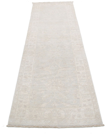 Serenity 2' 7" X 8' 5" Hand Knotted Wool Rug 2' 7" X 8' 5" (79 X 257) / Grey / Wool