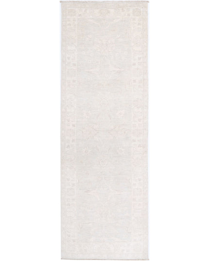 Serenity 2' 7" X 8' 5" Hand Knotted Wool Rug 2' 7" X 8' 5" (79 X 257) / Grey / Wool