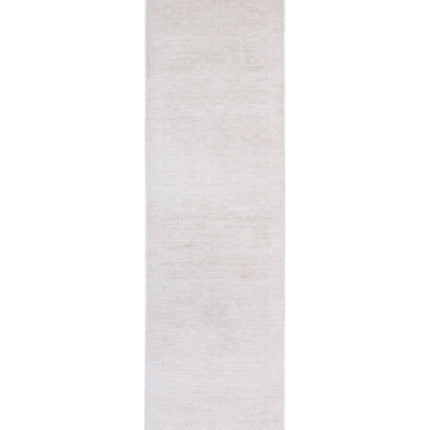 Serenity 2' 6" X 9' 8" Hand Knotted Wool Rug 2' 6" X 9' 8" (76 X 295) / Ivory / Wool